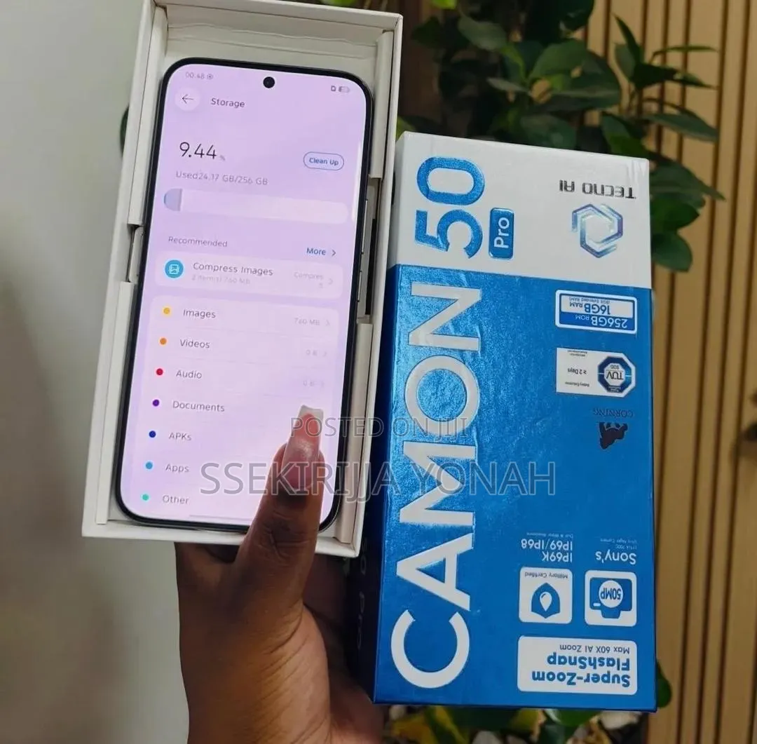 New Tecno Camon 50 Pro 256 GB Black