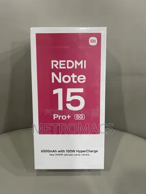 New Xiaomi Redmi Note 15 Pro+ 512 GB Black