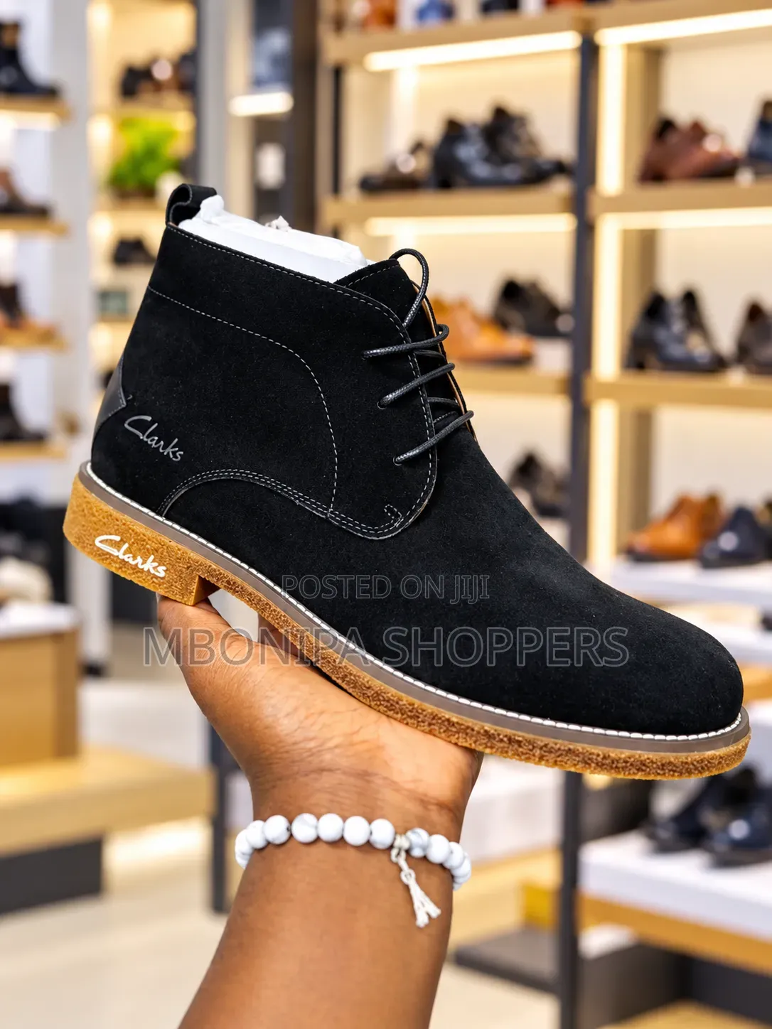 Men’s Clarks Brown Suede Chukka Boots – Classic Stylish Lace-Up Shoes