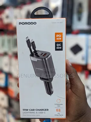 Porodo 111w Car Charger