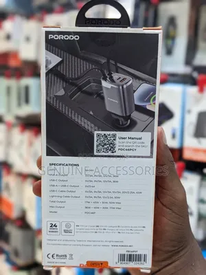 Porodo 111w Car Charger