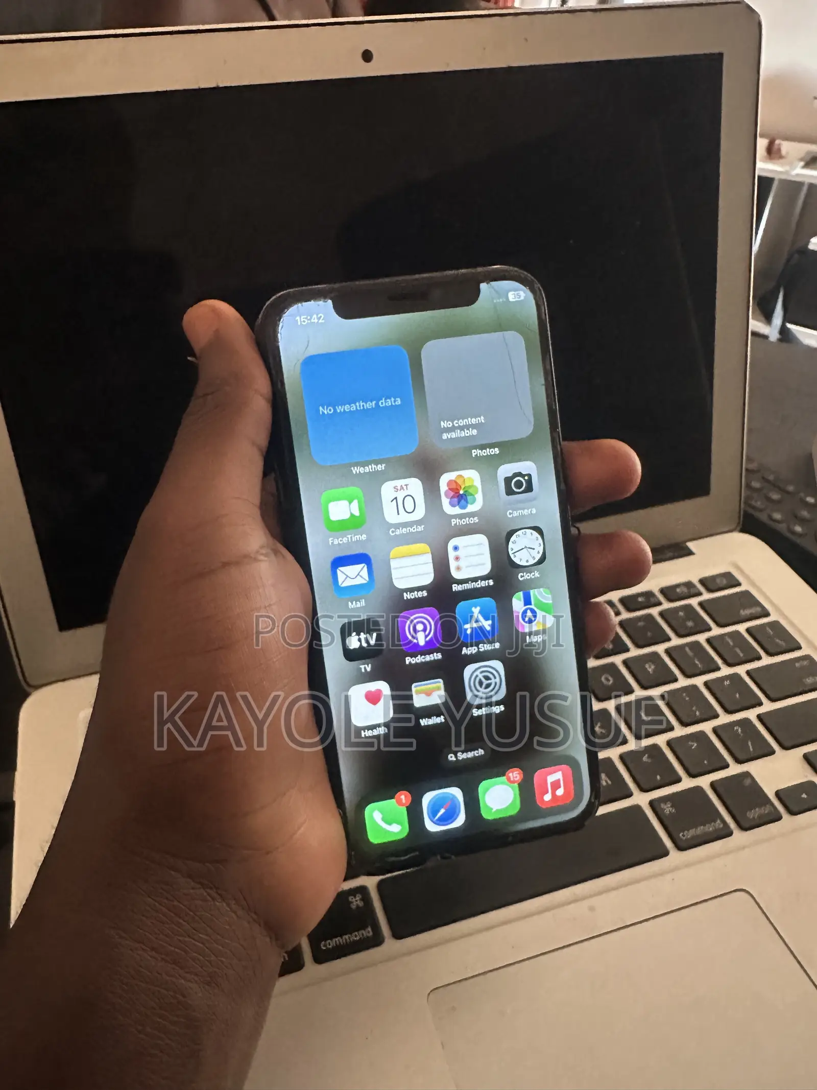 Apple iPhone X 64 GB Black