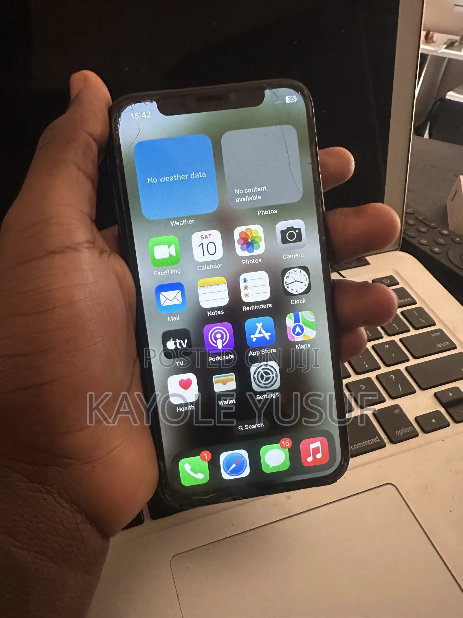 Apple iPhone X 64 GB Black