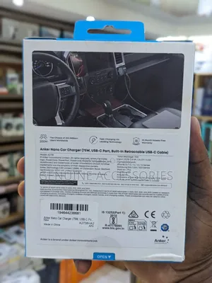 Anker Nano 75w Car Charger 2 in 1