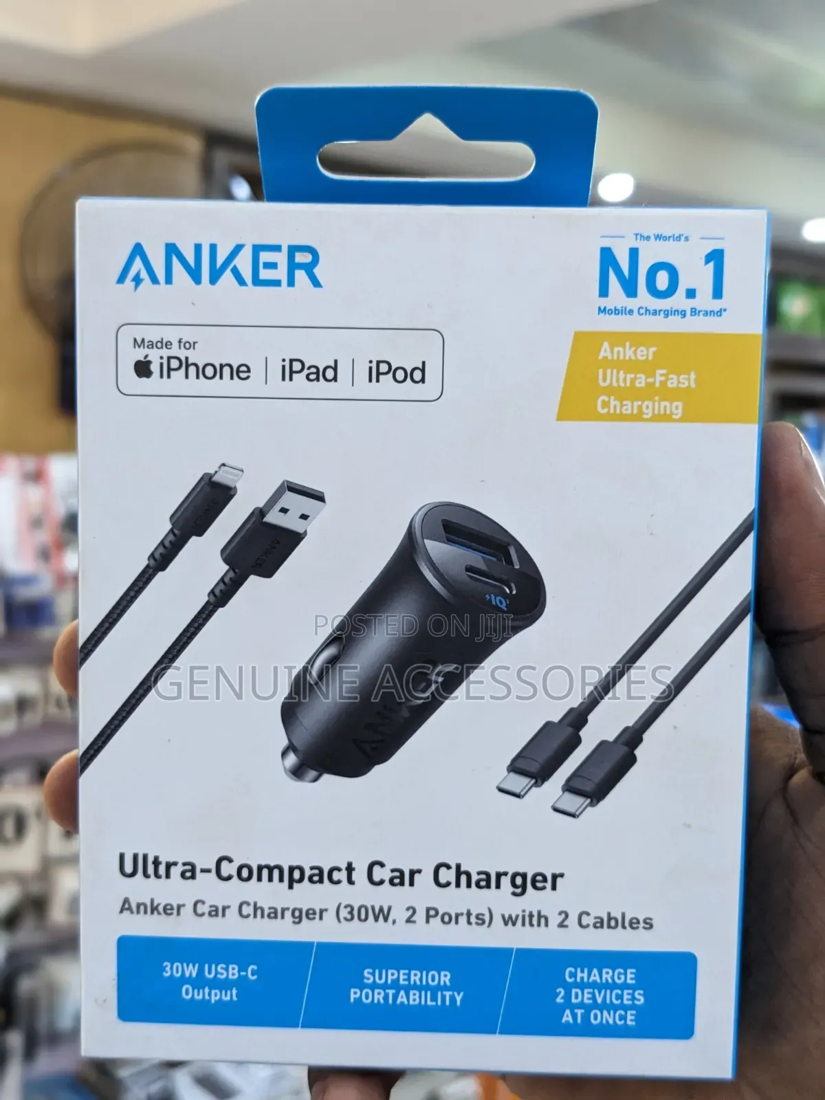 Anker 30w USB-C Car Charger