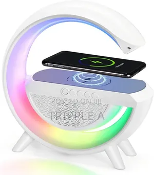 3 in 1 Wireless Charger With Bluetooth Speaker and Lamp