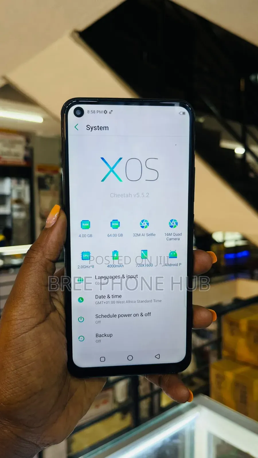 Infinix S5 ( X652) 64 GB Blue