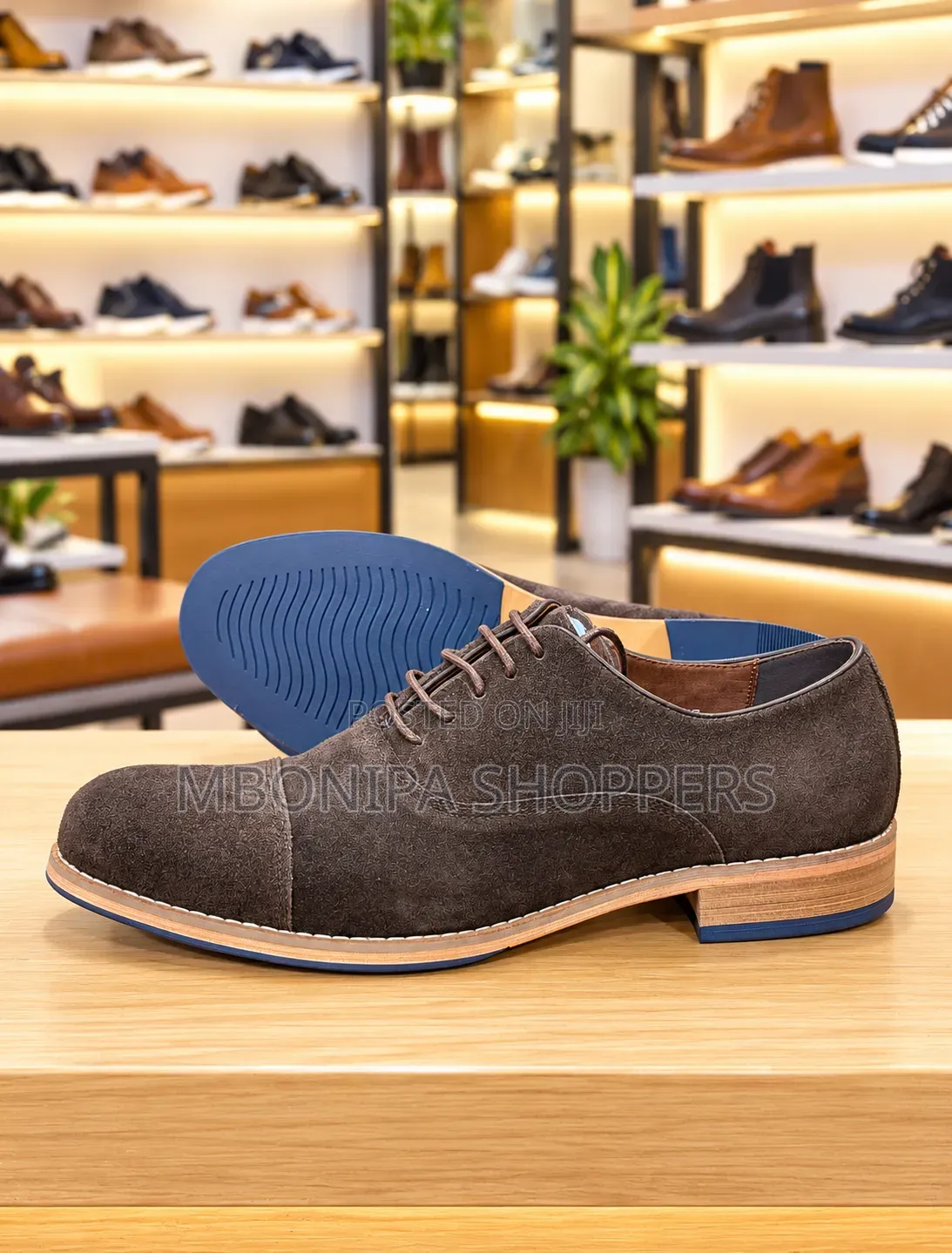 Premium Black Suede Formal Shoes – Elegant Lace-Up Men’s Dress Shoes