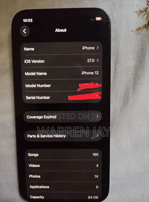 Apple iPhone 12 64 GB Graphite
