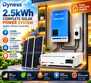 2.5kwh Dynes Massive Clean Energy Hybrid Lithium Solar System Full Kit