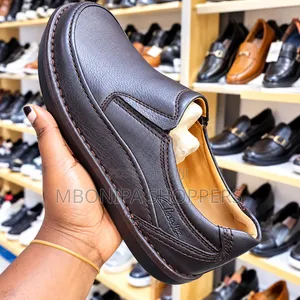 Men's Clarks Black Perforated Slip-on Shoes – Stylish & Comfortable