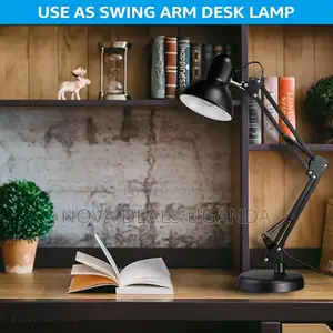 Adjustable Metal Desk Lamp, Metal Swing Arm Desk Lamp