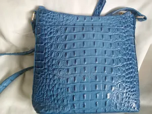 Crocodile-Embossed Leather