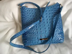 Crocodile-Embossed Leather