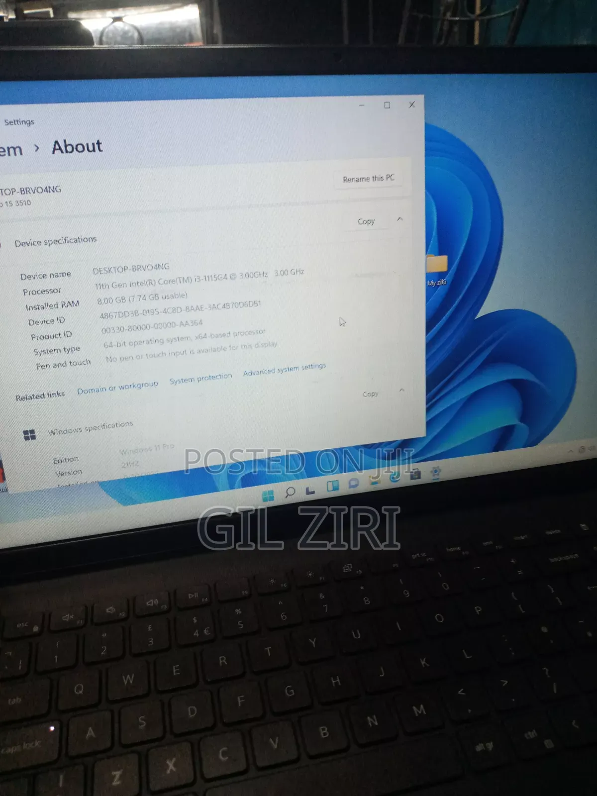 Laptop Dell Vostro 15 3510 8GB Intel Core i3 SSD 256GB