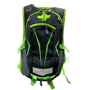 Black and Red Lightweight Biker or Cycling Rucksack/Backpack