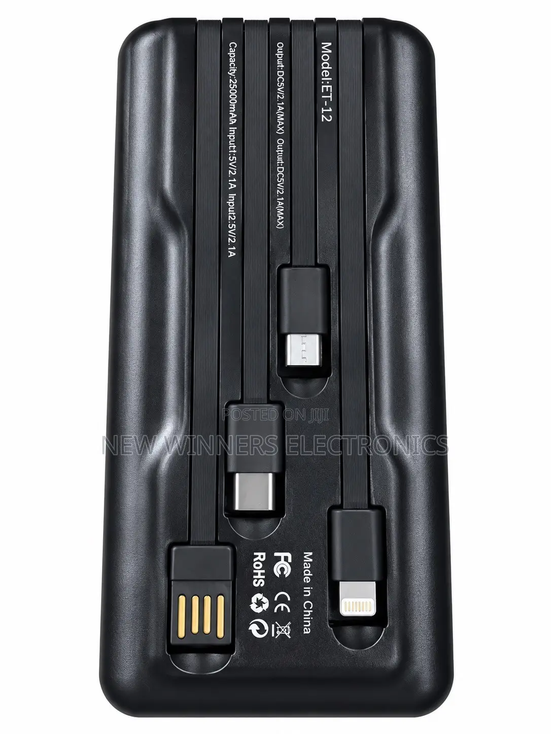 EYDU EY-12 25000mAh Detachable Power Bank