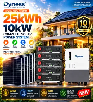 25kwh Dyness Massive Clean Energy Hybrid Lithium Solar System Kit