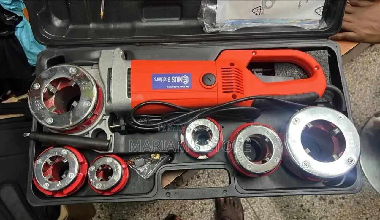 Hand-Held Electric Portable Pipe Threader Kit (Such as Model SD50