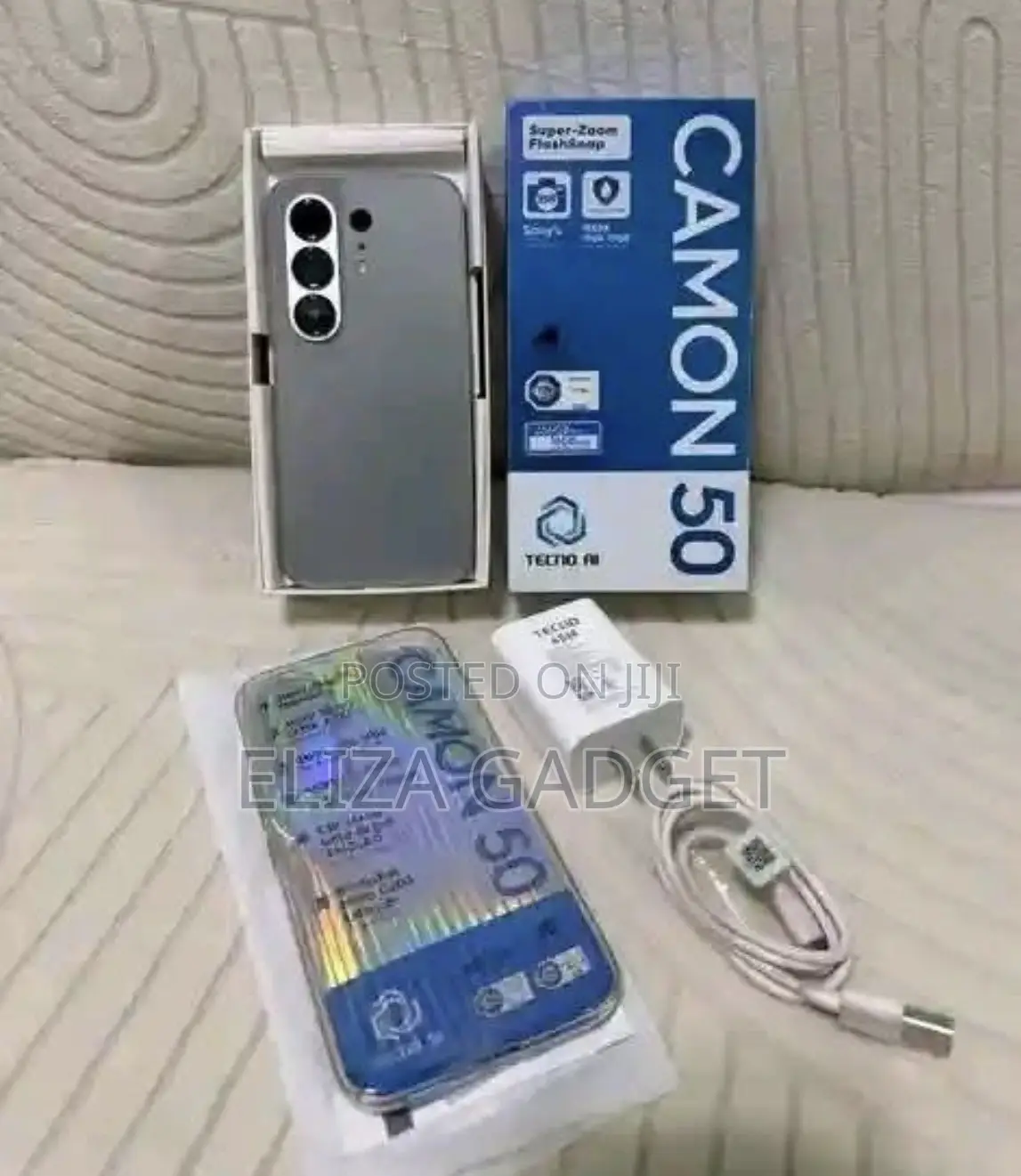 New Tecno Camon 50 256 GB Gray