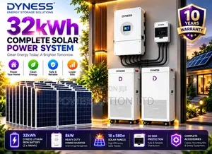 32kwh 12kva Massive Clean Energy Hybrid Lithium Solar System Kit