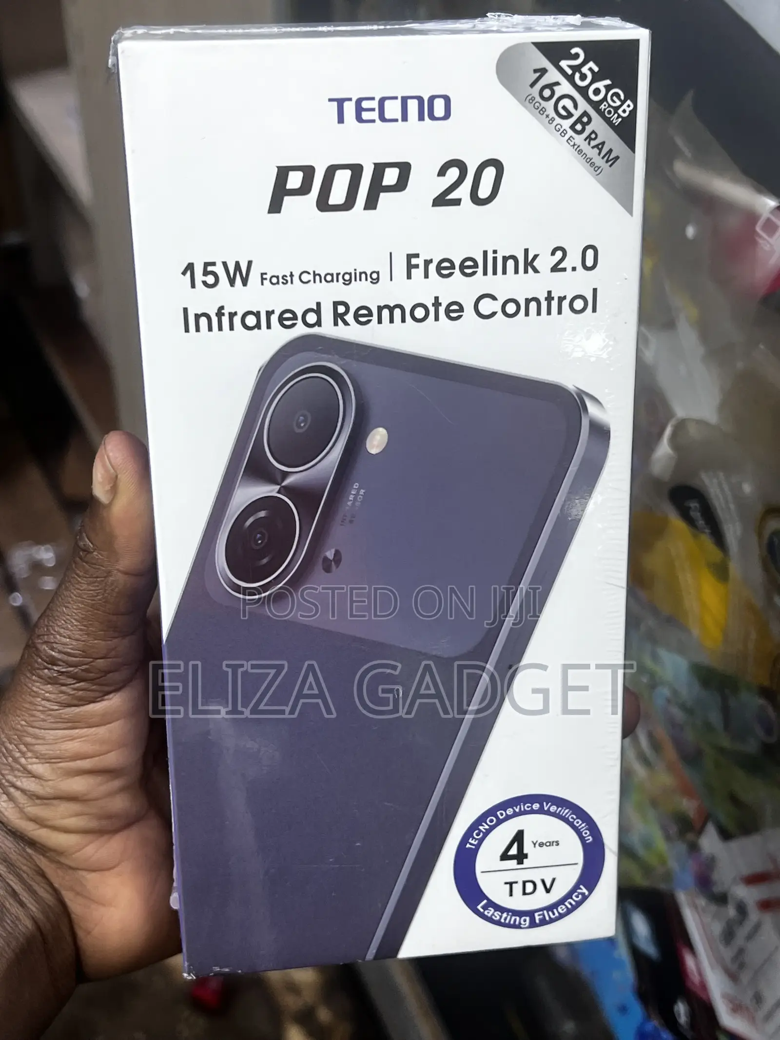 New Tecno Pop 20 128 GB Black