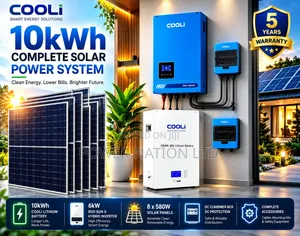 10kwh 48v Cooli Massive Clean Energy Hybrid Lithium Solar System Kit