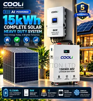 15kwh 48v Cooli Massive Clean Energy Hybrid Lithium Solar System Kit
