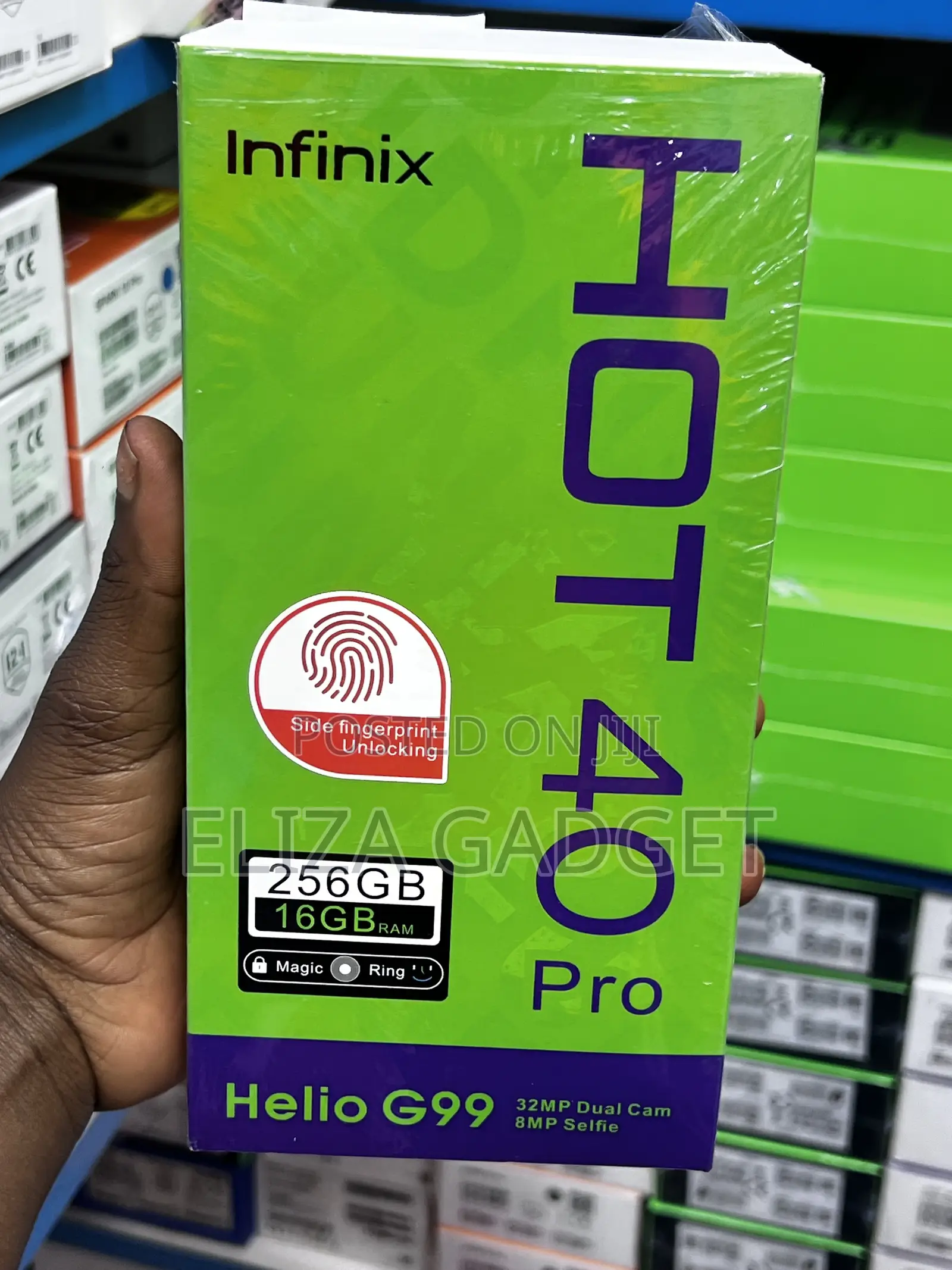 New Infinix Hot 40 Pro 256 GB Black