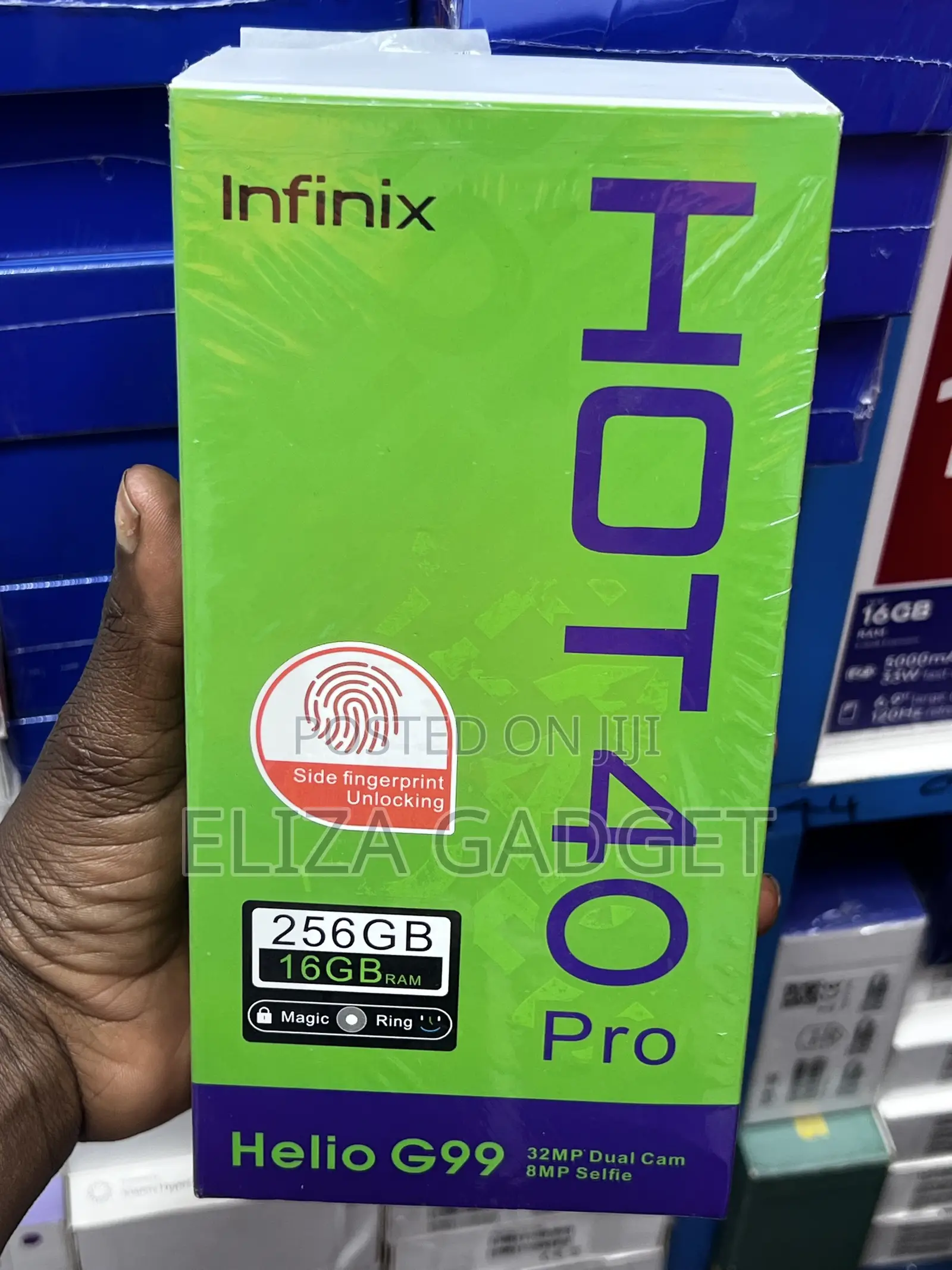 New Infinix Hot 40 Pro 256 GB Black