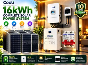16kwh 48v Cooli Massive Clean Energy Hybrid Lithium Solar System Kit