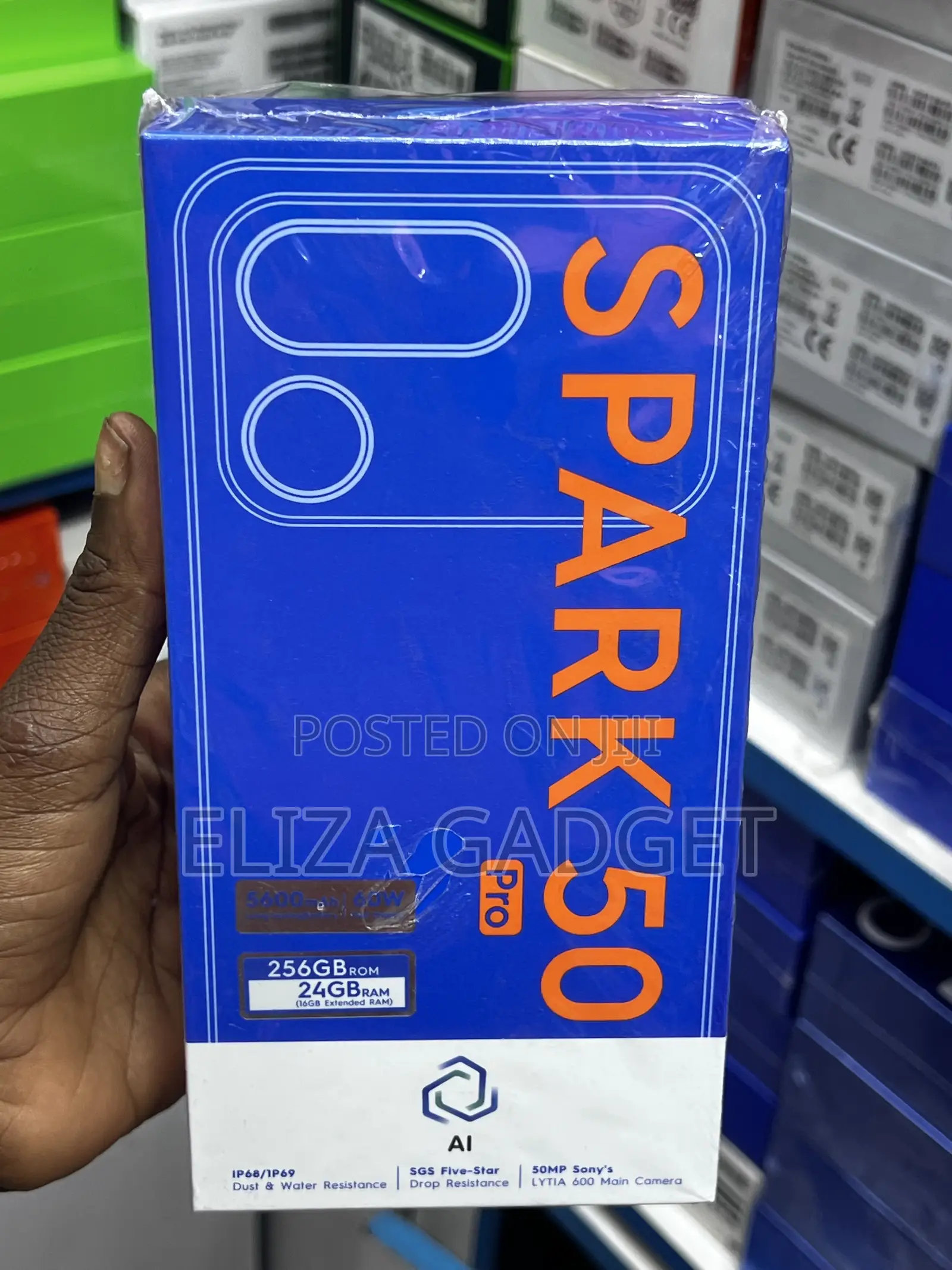 New Tecno Spark 50 Pro 256 GB Black