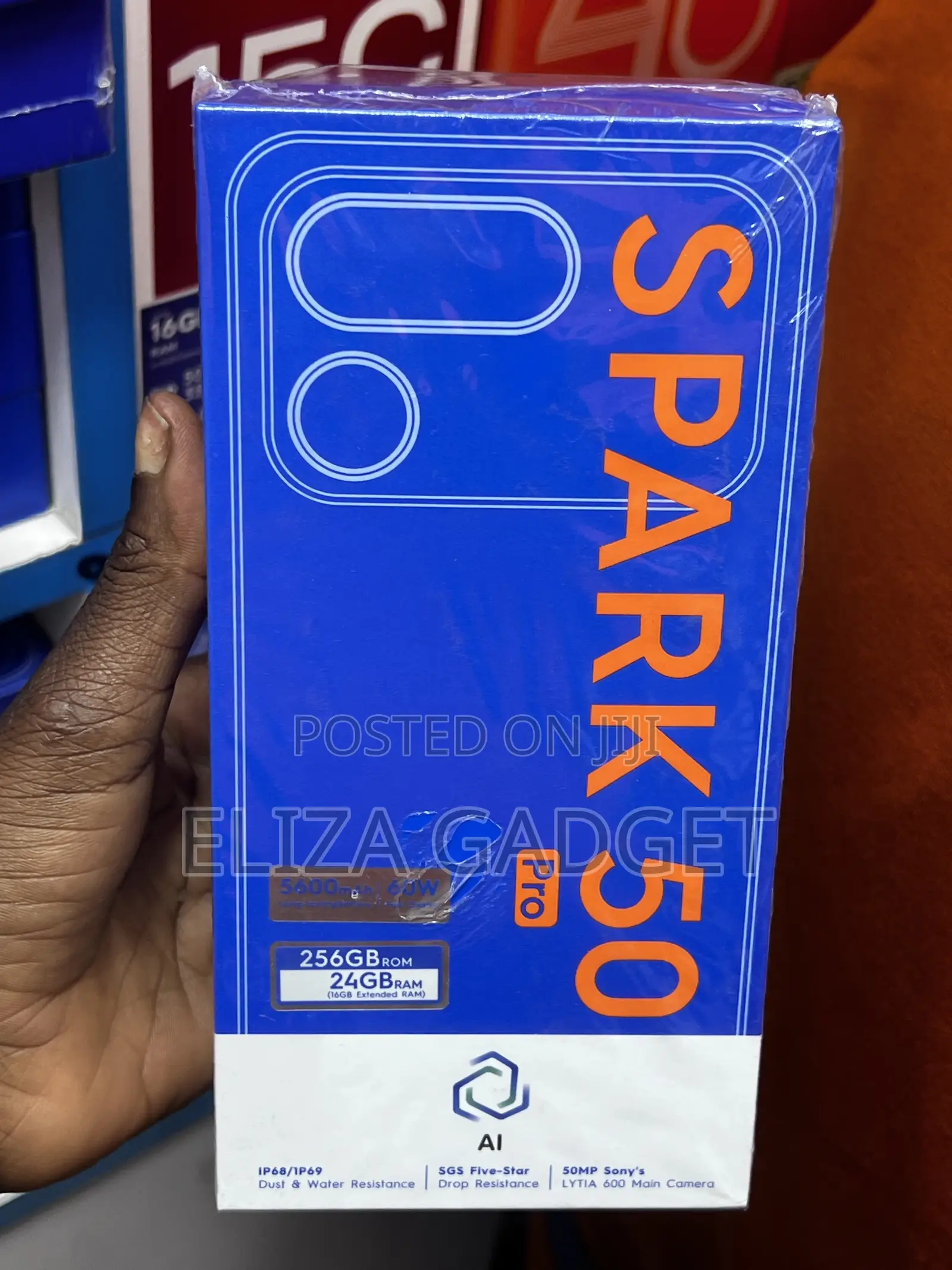 New Tecno Spark 50 Pro 256 GB Black