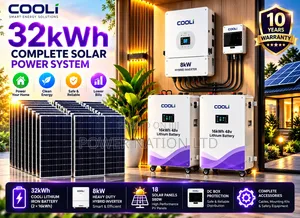32kwh 48v Cooli Massive Clean Energy Hybrid Lithium Solar System Kit