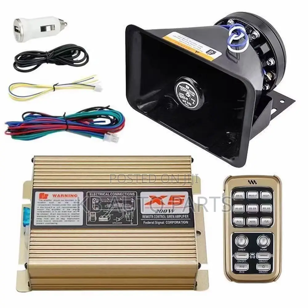 Siren With Wireless Amp for Vip Cars, Police,fire,ambulance