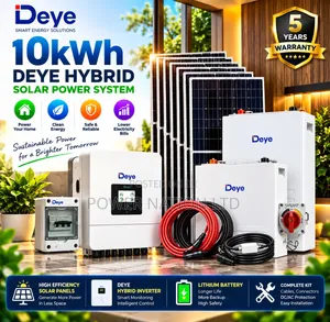 10kwh 48v Deye Massive Clean Energy Hybrid Lithium Solar System Kit