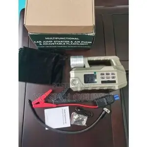 Multifunctional Jump Starter and Air Pump and Adjustable Flash Light