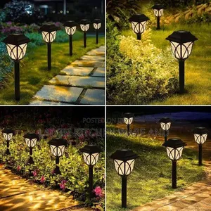 6-Piece Solar Garden Pathway Lights Outdoor Lights Automatic on/Off