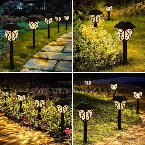 6-Piece Solar Garden Pathway Lights Outdoor Lights Automatic on/Off