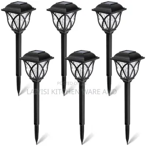 6-Piece Solar Garden Pathway Lights Outdoor Lights Automatic on/Off