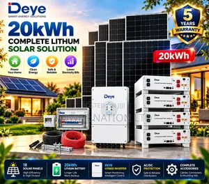 20kwh 48v Deye Massive Clean Energy Hybrid Lithium Solar System Kit