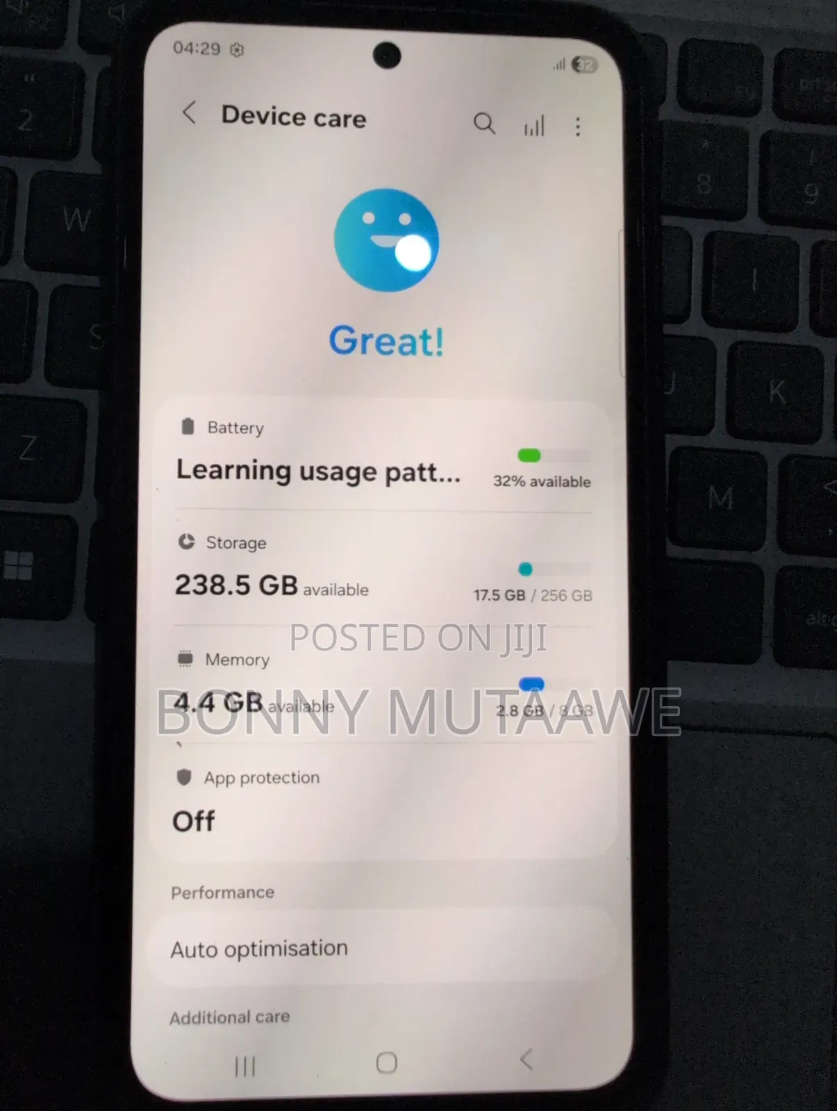 Samsung Galaxy A36 256 GB Graphite