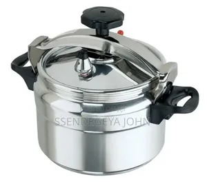 Traditional Polished Aluminum Heavy-Duty Pressure Cooker