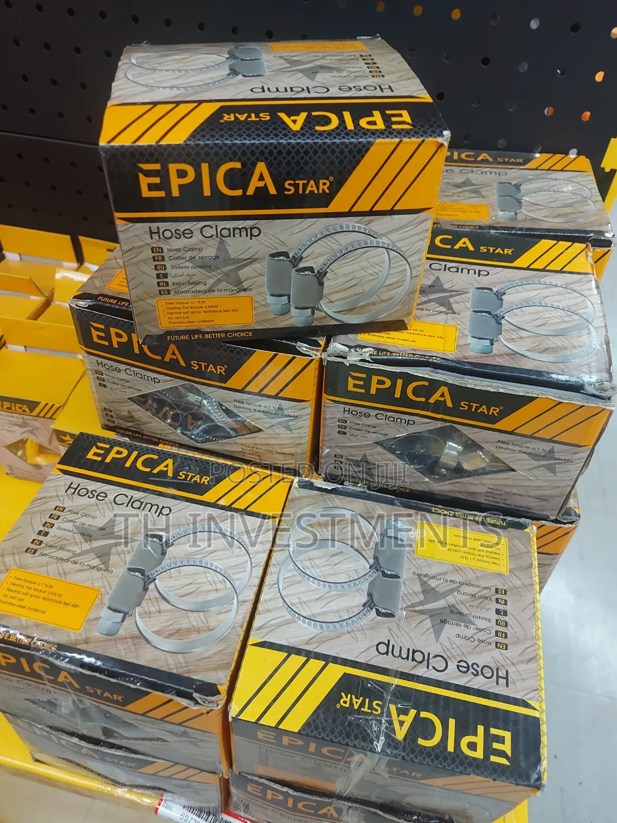 40mm-60mm Epica Hose Clamp(clip)
100pcs