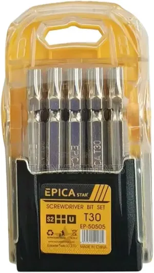 Torx T30 Screwdriver Long Bit Set 10 Pcs, EP-50505
