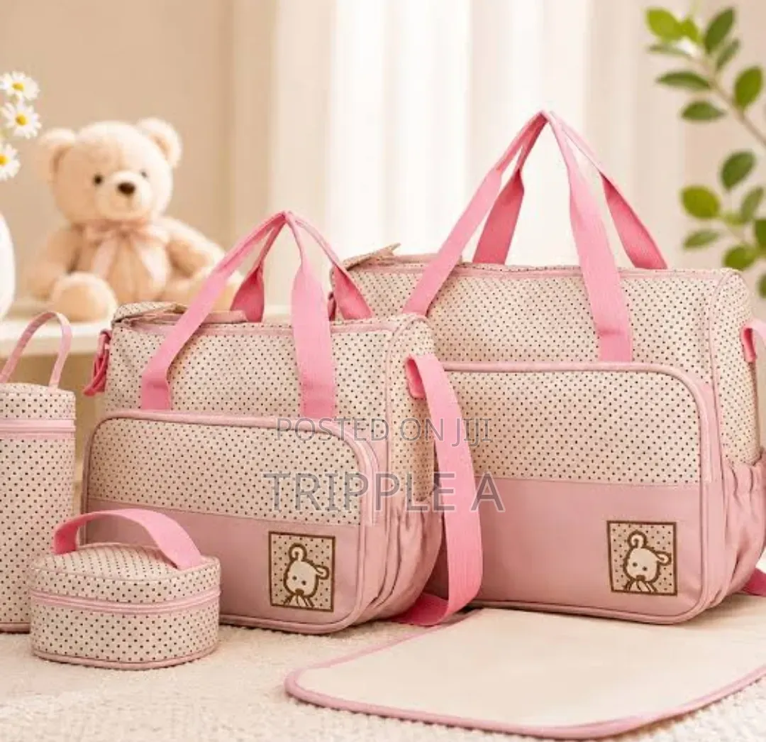 Generic New Design 5 in 1 Baby Diaper Nappy Women's Bag