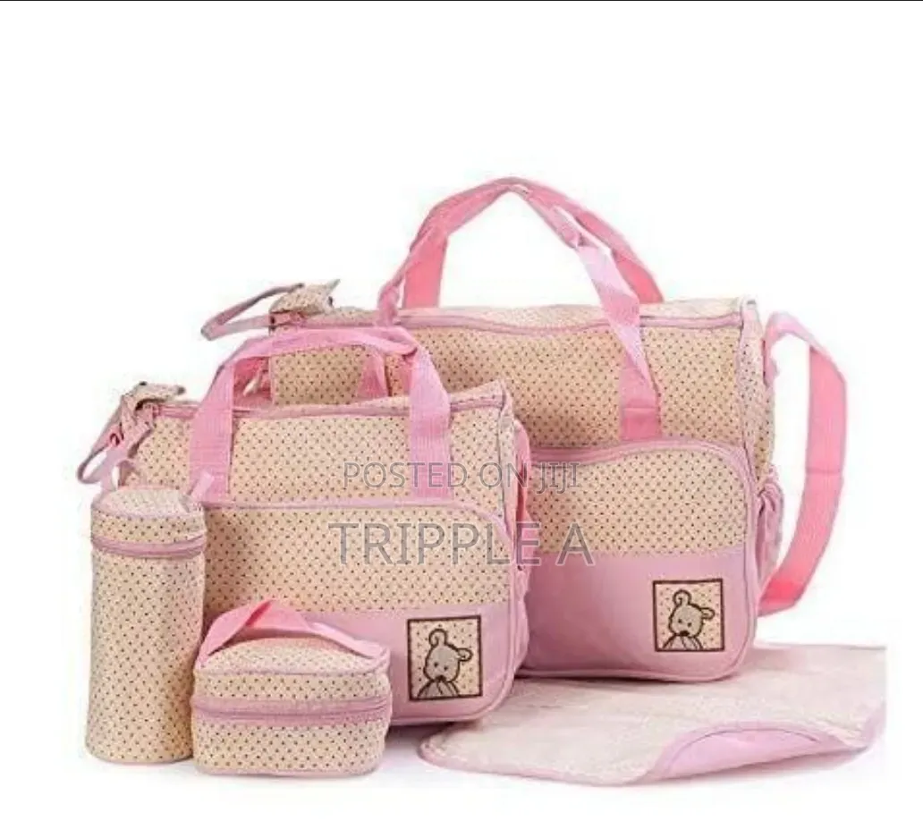 Generic New Design 5 in 1 Baby Diaper Nappy Women's Bag