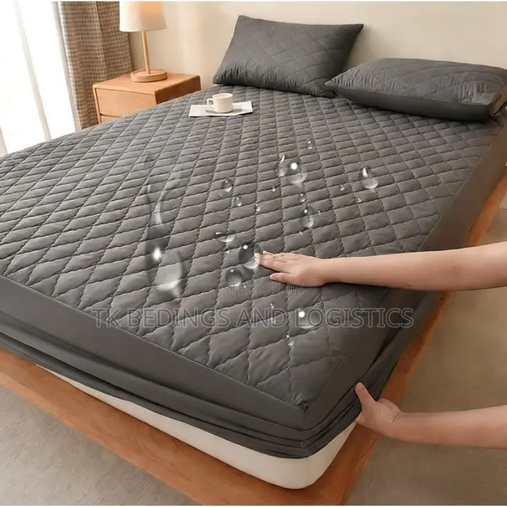 Waterproof Mattress Protector 6*6 Gray