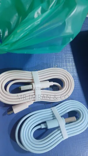 Coiled, Flat-Wire Fast-Charging Data Cables