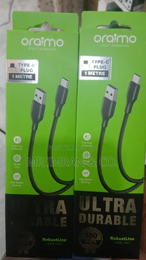 USB-A to Type-C Fast Charging and Data Cable